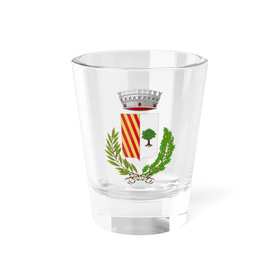 Finale Pia-Stemma (Italy) (Coat of Arms) Shot Glass 1.5oz 1.5oz - Go Mug Yourself