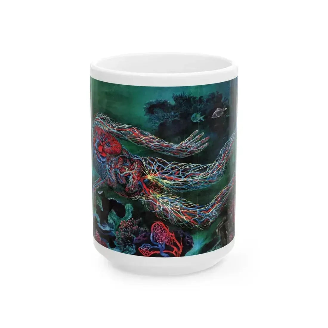 Finally, Delivery to the Cells, Life magazine, December 7, 1962 - White Coffee Mug 15oz - Go Mug Yourself