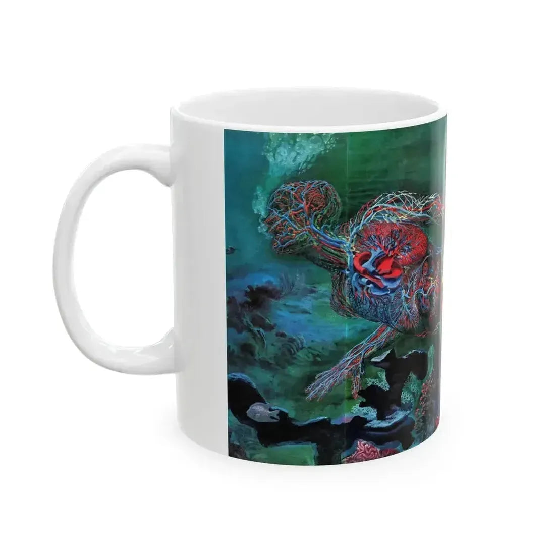 Finally, Delivery to the Cells, Life magazine, December 7, 1962 - White Coffee Mug - Go Mug Yourself