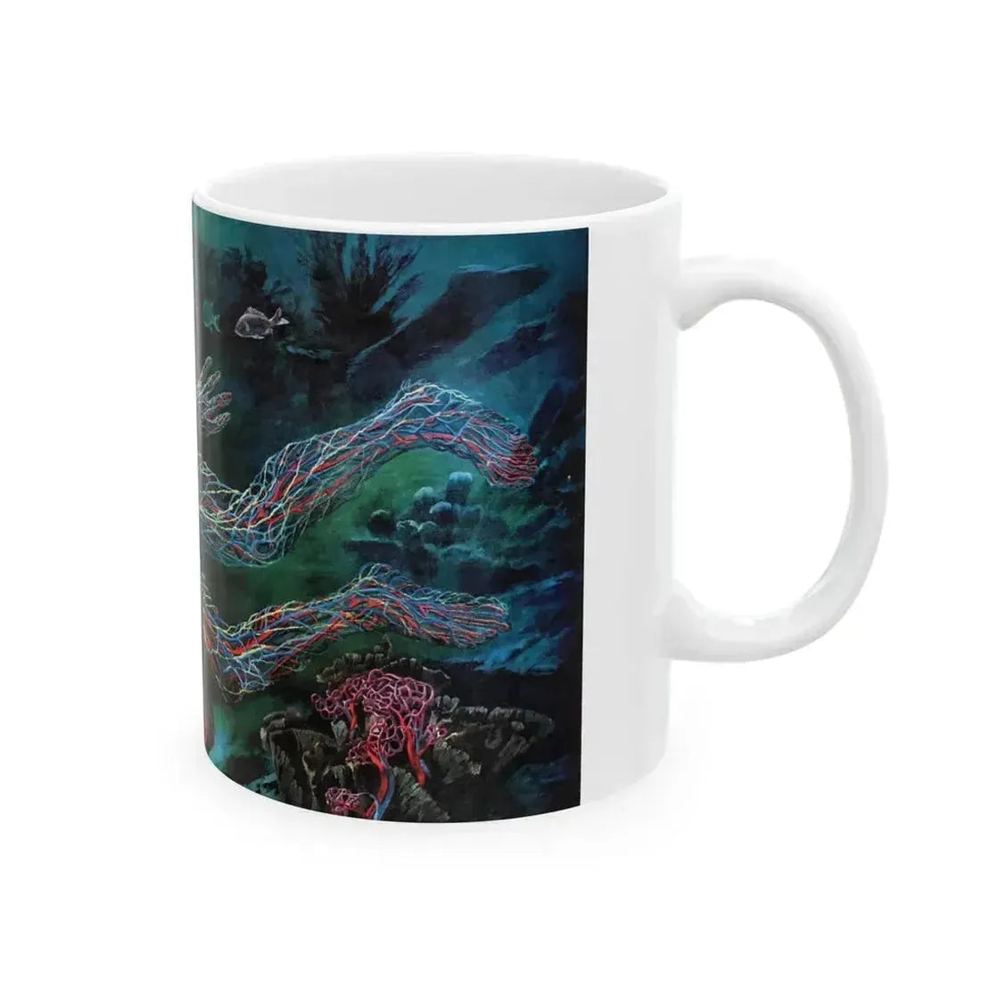 Finally, Delivery to the Cells, Life magazine, December 7, 1962 - White Coffee Mug - Go Mug Yourself