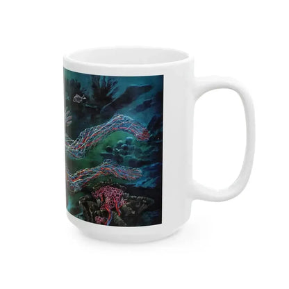 Finally, Delivery to the Cells, Life magazine, December 7, 1962 - White Coffee Mug - Go Mug Yourself