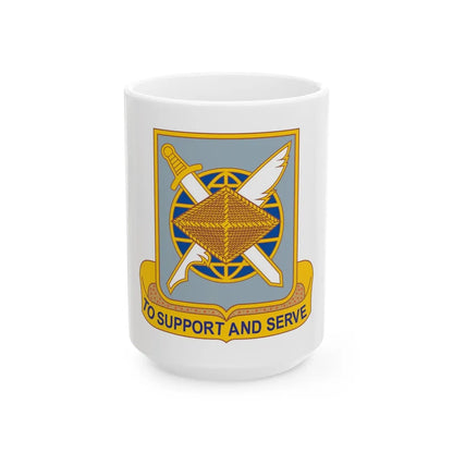 Finance Corps (U.S. Army) White Coffee Mug-15oz-Go Mug Yourself