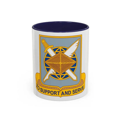 Finance Corps (U.S. Army) Accent Coffee Mug 11oz Navy - Go Mug Yourself