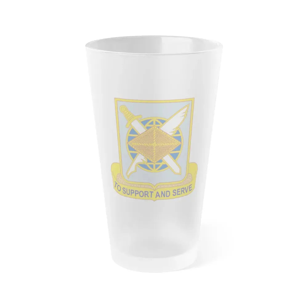 Finance Corps (U.S. Army) Frosted Pint Glass 16oz Default Title - Go Mug Yourself