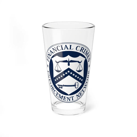 Financial Crimes Enforcement Network - Pint Glass 16oz-16oz-Go Mug Yourself