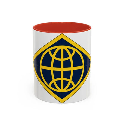 Financial Management Command (U.S. Army) Accent Coffee Mug 11oz Red - Go Mug Yourself