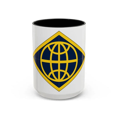 Financial Management Command (U.S. Army) Accent Coffee Mug 15oz Black - Go Mug Yourself