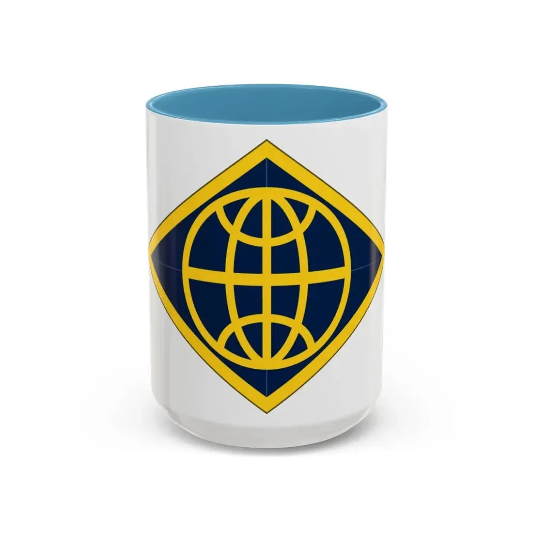 Financial Management Command (U.S. Army) Accent Coffee Mug 15oz Light Blue - Go Mug Yourself