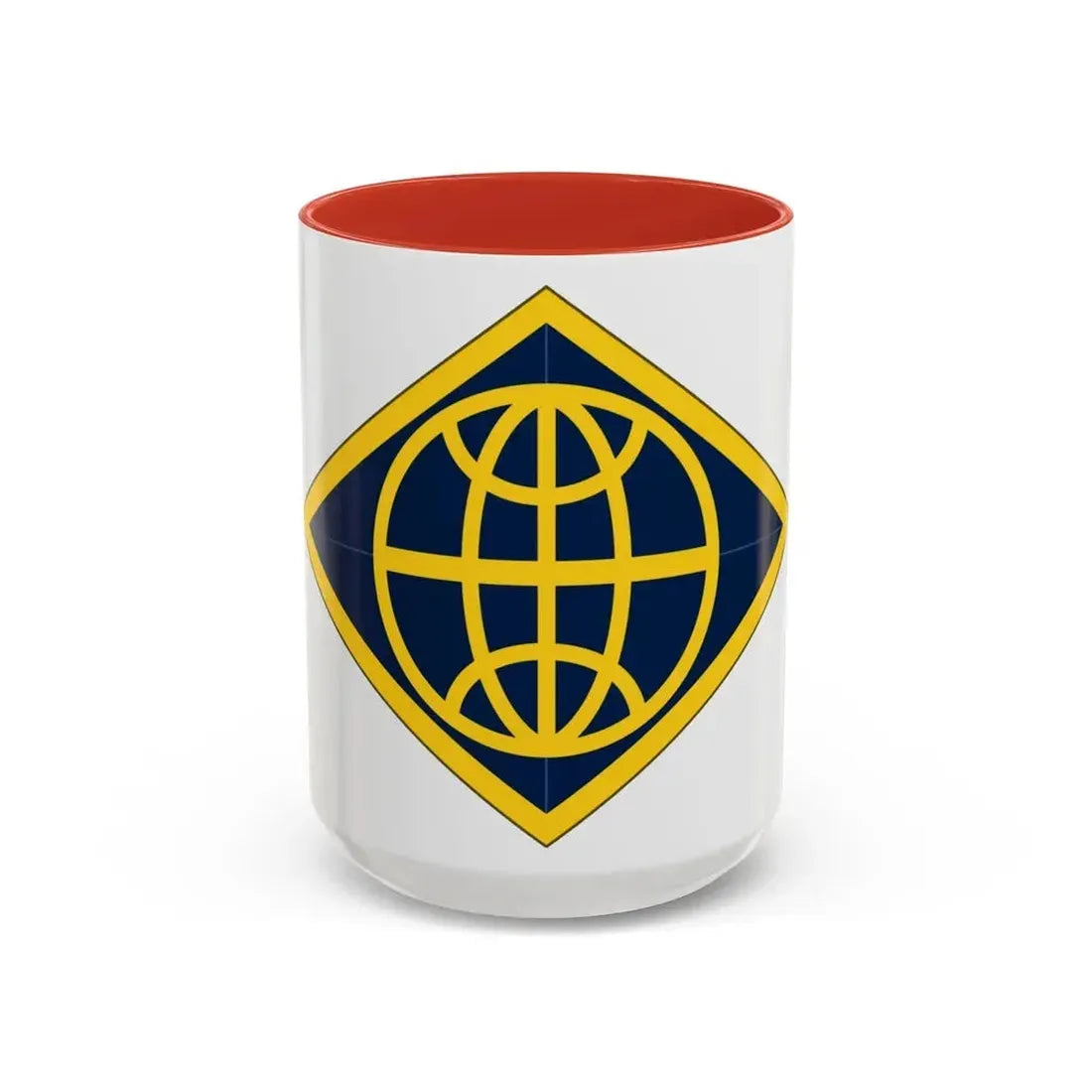 Financial Management Command (U.S. Army) Accent Coffee Mug 15oz Red - Go Mug Yourself
