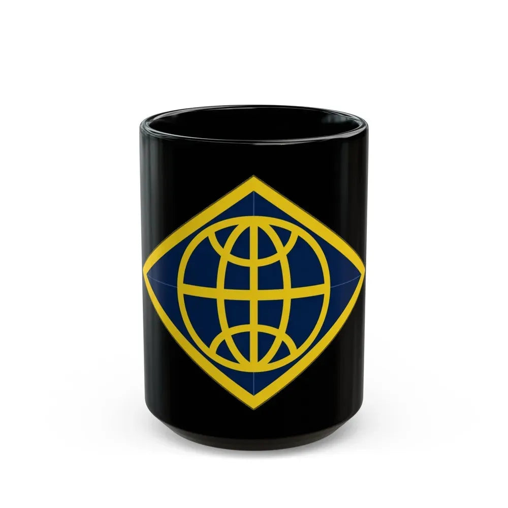 Financial Management Command (U.S. Army) Black Coffee Mug 15oz - Go Mug Yourself