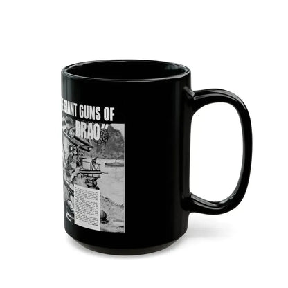 Find And Destroy The Giant Guns Of Brao, Action For Men, March 1965-03 - Black Coffee Mug - Go Mug Yourself