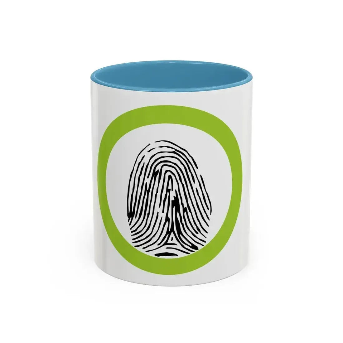 Fingerprinting (Boy Scout Merit Badge) Accent Coffee Mug 11oz Light Blue - Go Mug Yourself