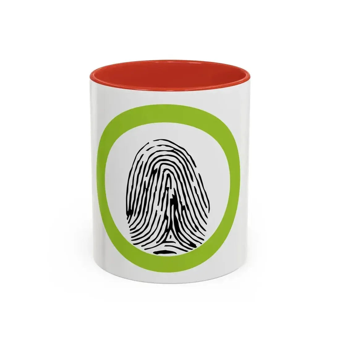 Fingerprinting (Boy Scout Merit Badge) Accent Coffee Mug 11oz Red - Go Mug Yourself