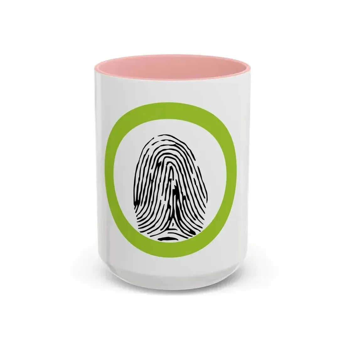 Fingerprinting (Boy Scout Merit Badge) Accent Coffee Mug 15oz Pink - Go Mug Yourself