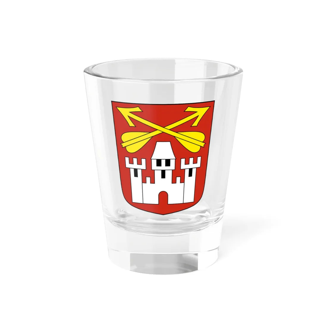 Finhaut-blazon (Switzerland) (Coat of Arms) Shot Glass 1.5oz 1.5oz - Go Mug Yourself