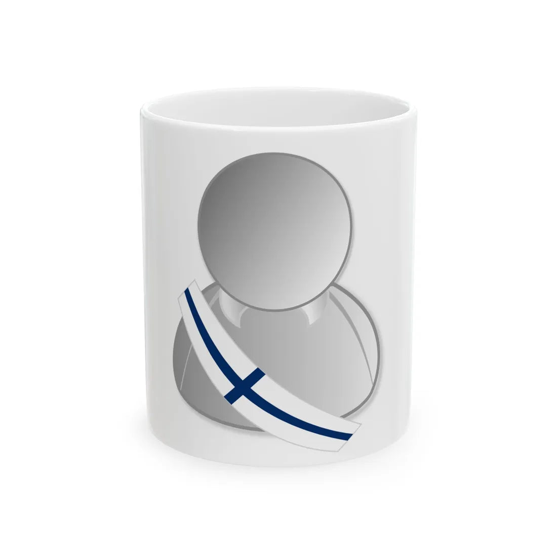 Finland politic personality icon (Finland) White Coffee Mug 11oz - Go Mug Yourself