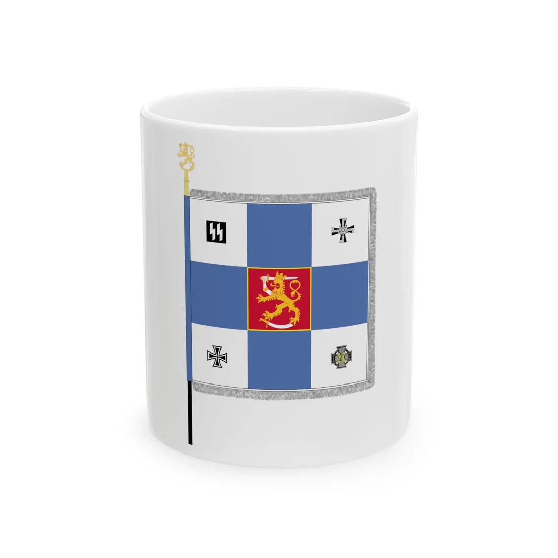 Finnische Legion (Finland) White Coffee Mug 11oz - Go Mug Yourself