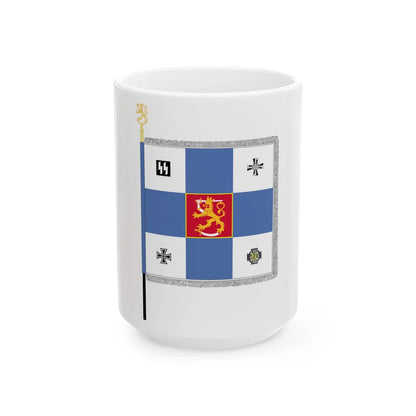 Finnische Legion (Finland) White Coffee Mug 15oz - Go Mug Yourself