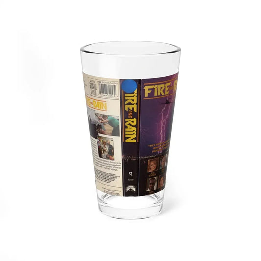 FIRE AND RAIN (VHS COVER) Pint Glass 16oz 16oz - Go Mug Yourself