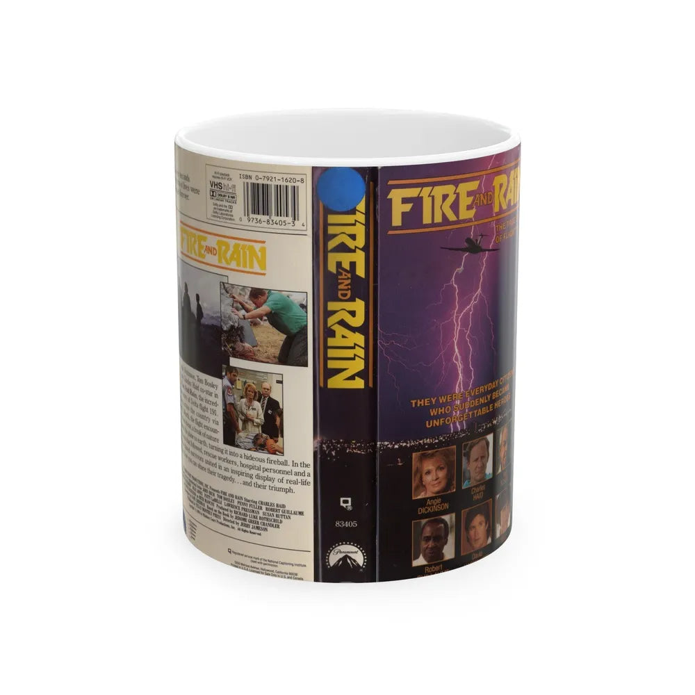 FIRE AND RAIN (VHS COVER) - White Coffee Mug-11oz-Go Mug Yourself