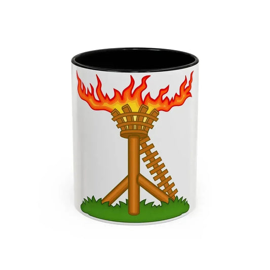 Fire Beacon Badge of Henry V - Accent Coffee Mug 11oz Black - Go Mug Yourself
