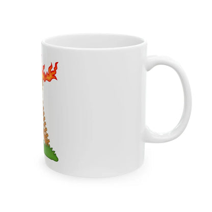 Fire Beacon Badge of Henry V - White Coffee Mug - Go Mug Yourself