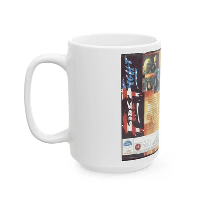 FIRE FIGHT (VHS COVER) - White Coffee Mug - Go Mug Yourself