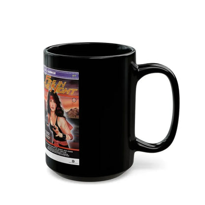FIRE IN THE NIGHT (VHS COVER)_1 - Black Coffee Mug - Go Mug Yourself
