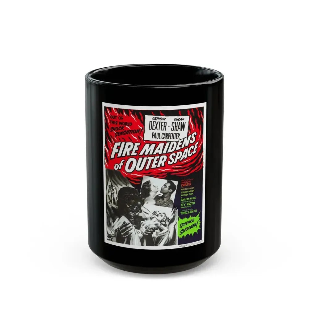 FIRE MAIDENS OF OUTER SPACE (2) 1956 Movie Poster - Black Coffee Mug 15oz - Go Mug Yourself