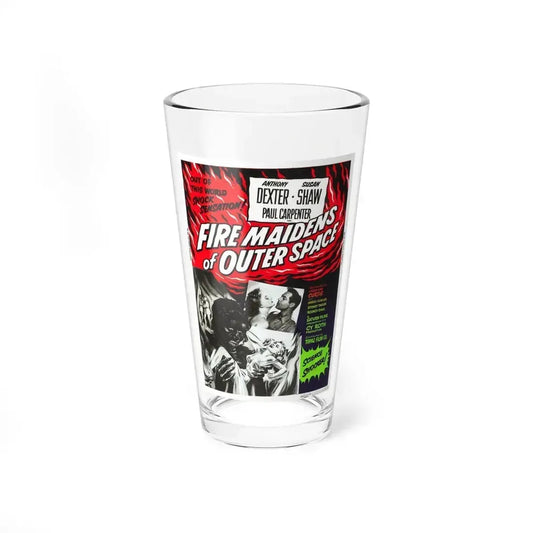 FIRE MAIDENS OF OUTER SPACE (2) 1956 Movie Poster - Pint Glass 16oz 16oz - Go Mug Yourself