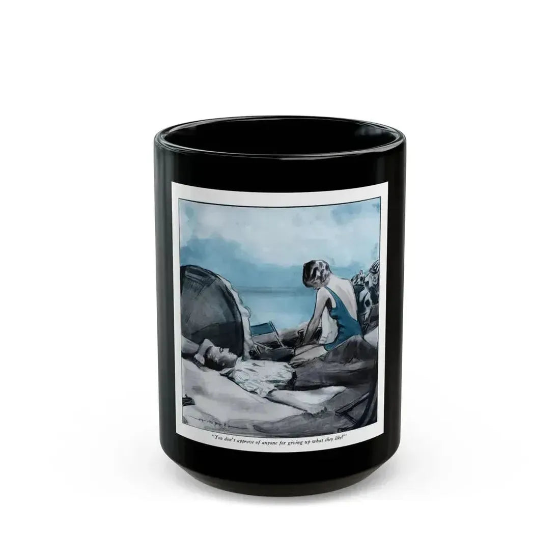 Fire of Youth (Pt. 1-3), McCall's magazine, March 1930 - Black Coffee Mug 15oz - Go Mug Yourself