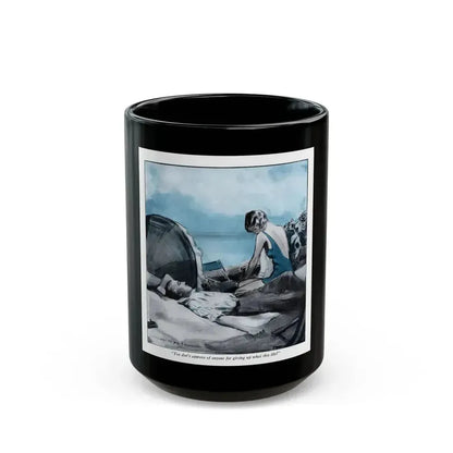 Fire of Youth (Pt. 1-3), McCall's magazine, March 1930 - Black Coffee Mug 15oz - Go Mug Yourself