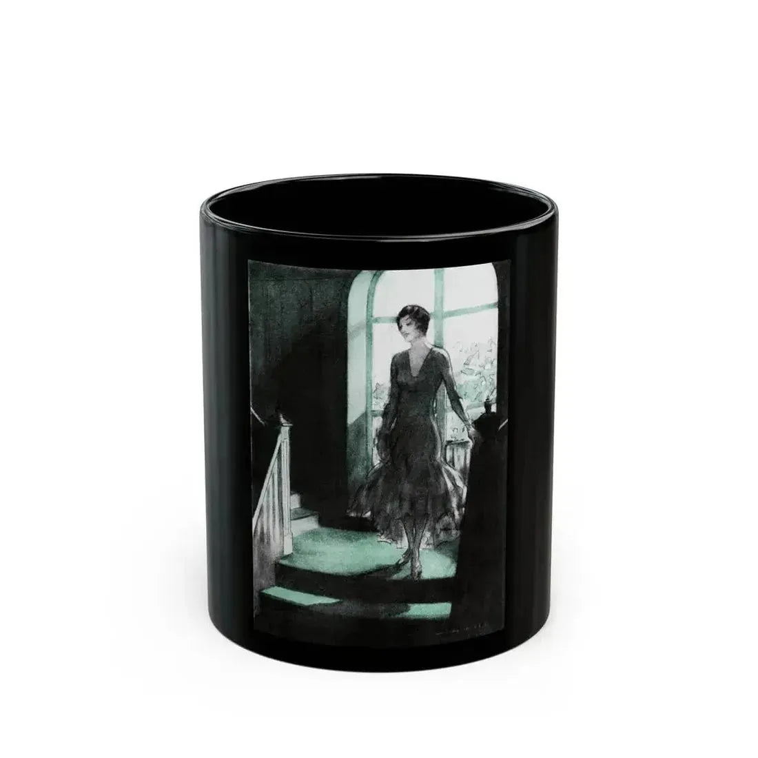 Fire of Youth (Pt. 2-2), McCall's magazine, April 1930 - Black Coffee Mug 11oz - Go Mug Yourself