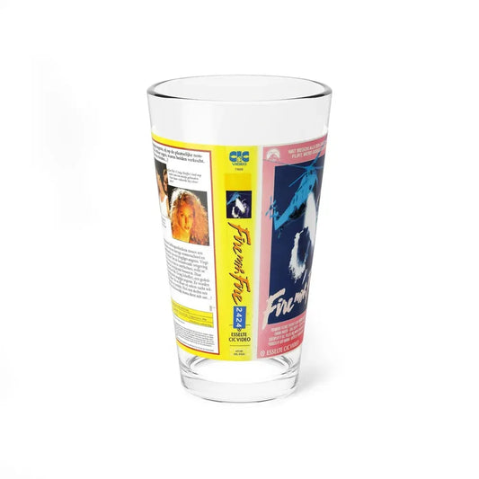FIRE WITH FIRE (VHS COVER) Pint Glass 16oz 16oz - Go Mug Yourself