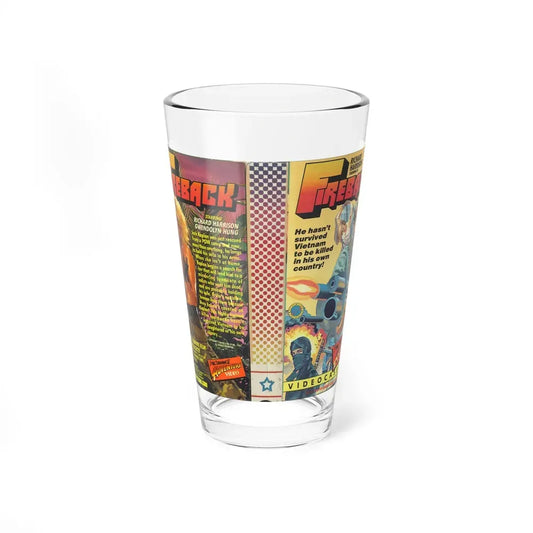 FIREBACK RICHARD HARRISON (VHS COVER) Pint Glass 16oz 16oz - Go Mug Yourself
