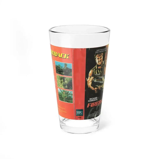 FIREBACK (VHS COVER) Pint Glass 16oz 16oz - Go Mug Yourself