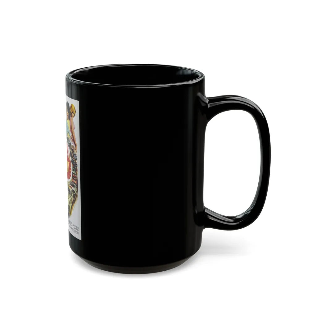 FIREBALL 500 1966 Movie Poster - Black Coffee Mug-Go Mug Yourself