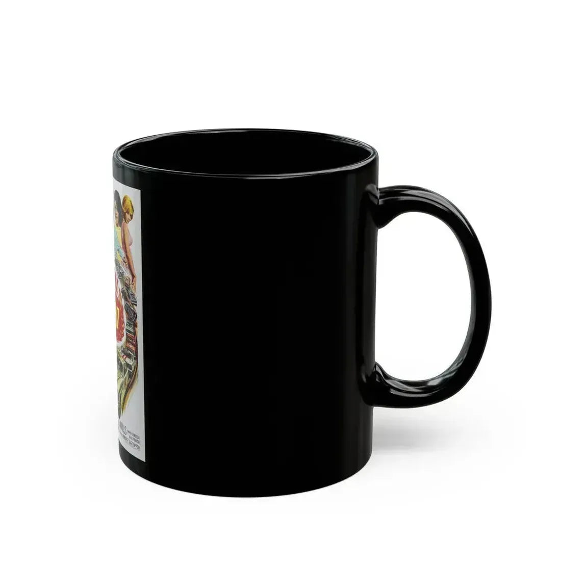 FIREBALL 500 1966 Movie Poster - Black Coffee Mug - Go Mug Yourself
