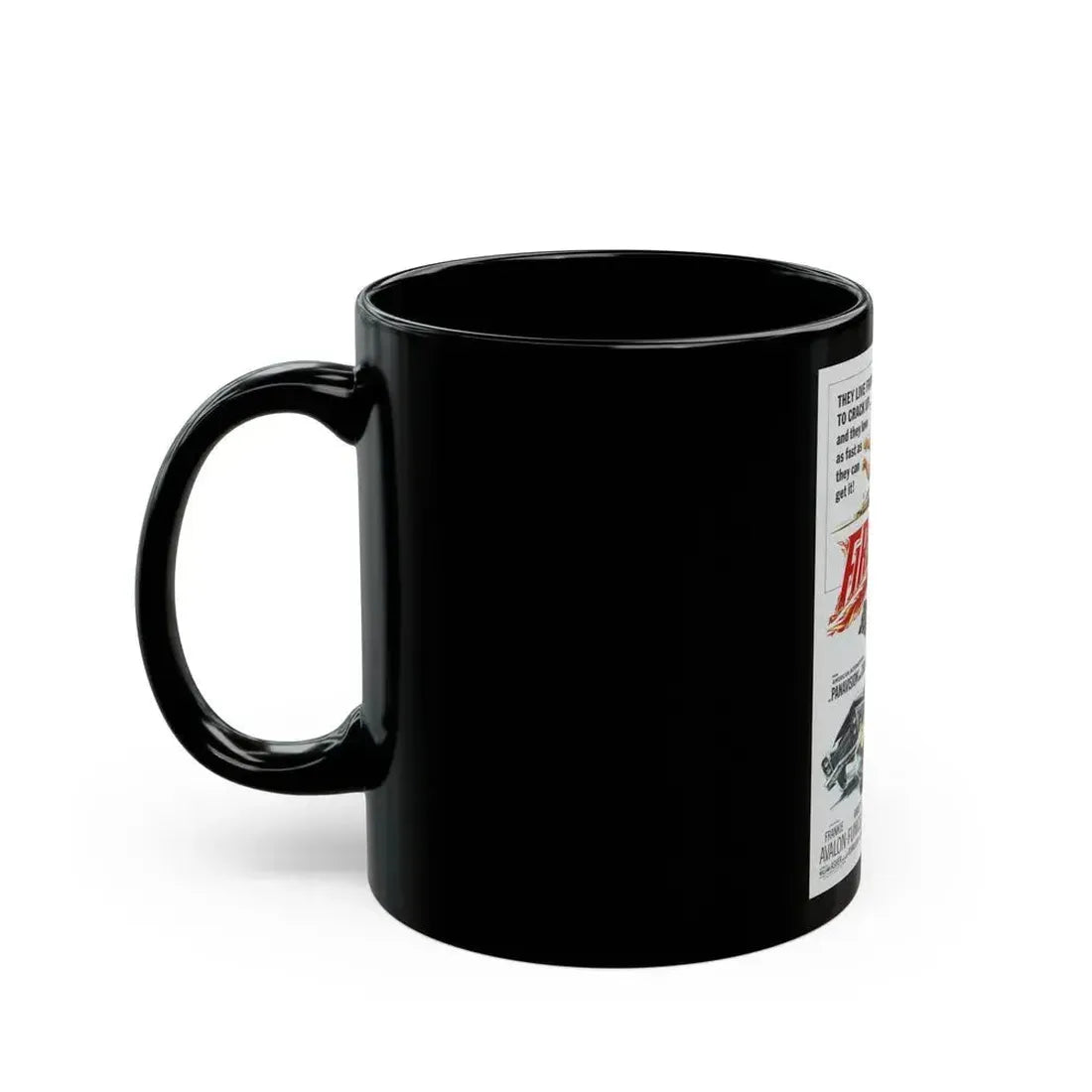 FIREBALL 500 1966 Movie Poster - Black Coffee Mug - Go Mug Yourself