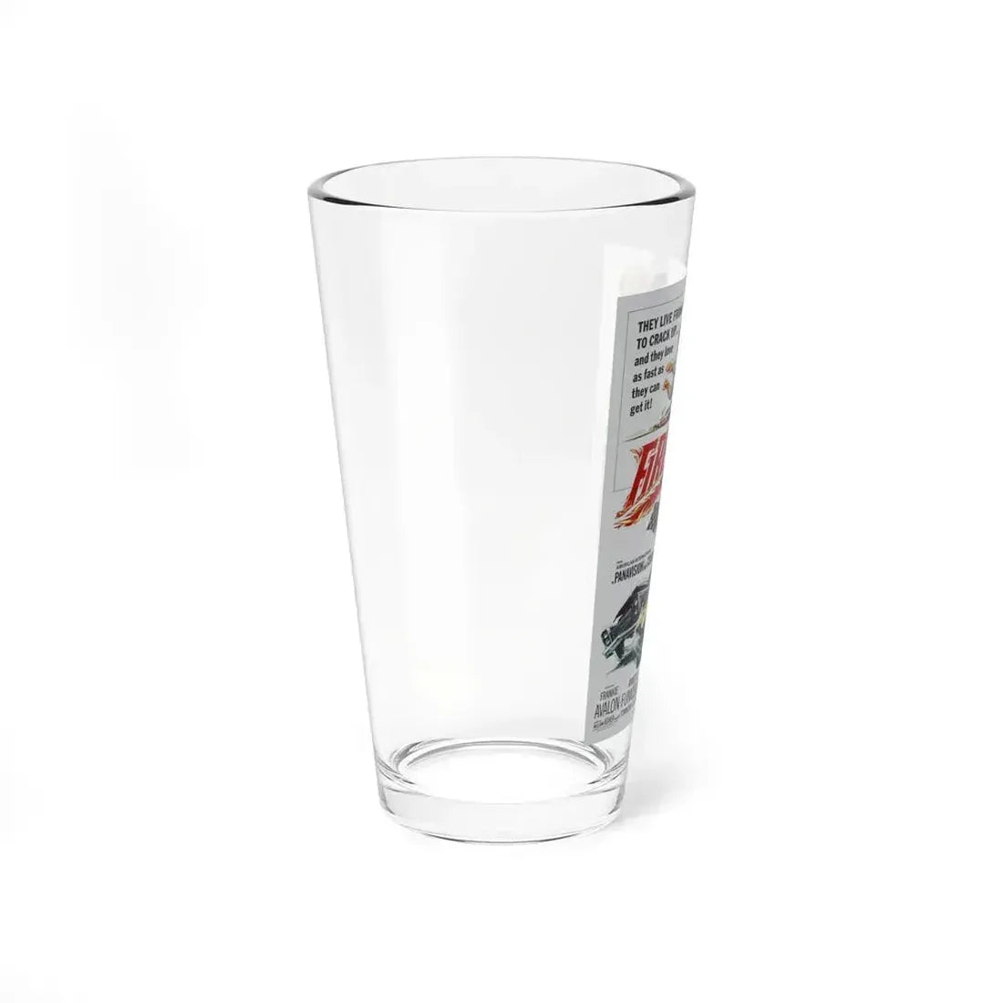 FIREBALL 500 1966 Movie Poster - Pint Glass 16oz - Go Mug Yourself