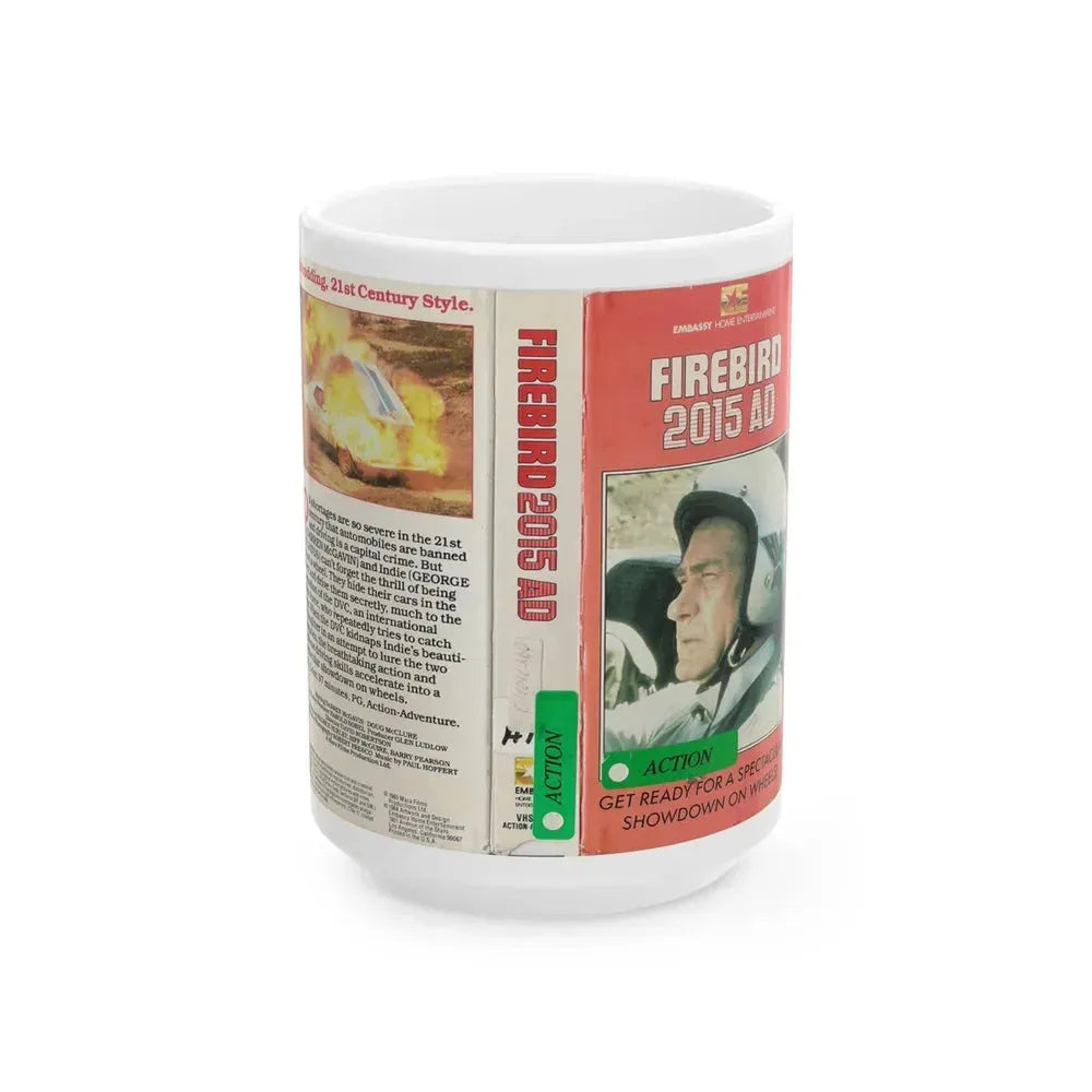 FIREBIRD 2015 AD (VHS COVER) - White Coffee Mug 15oz - Go Mug Yourself