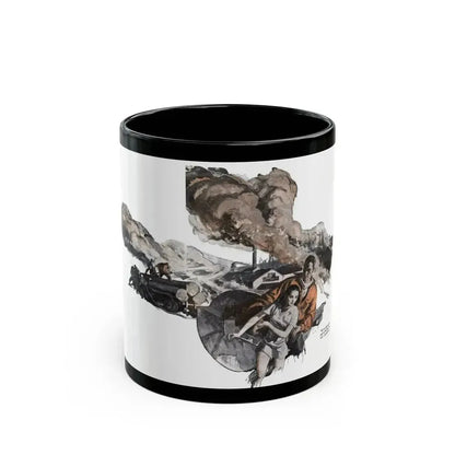 Firebrand, part 1-3, The American Magazine, September 1938 - Black Coffee Mug 11oz - Go Mug Yourself