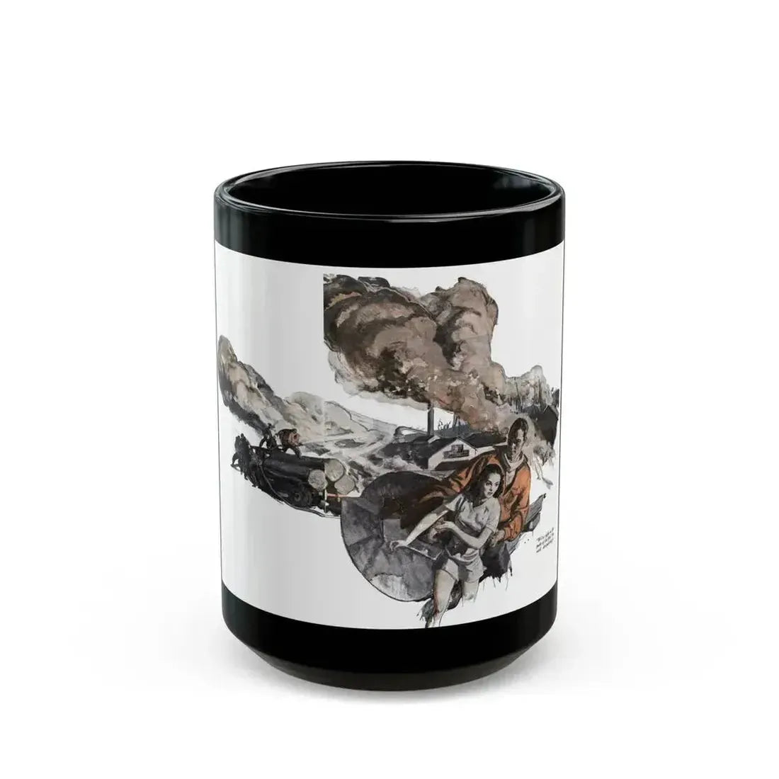 Firebrand, part 1-3, The American Magazine, September 1938 - Black Coffee Mug 15oz - Go Mug Yourself