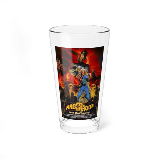 FIRECRACKER 1981 Movie Poster - Pint Glass 16oz-16oz-Go Mug Yourself