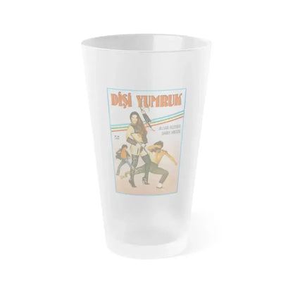 FIRECRACKER (TURKISH) 1981 Movie Poster - Frosted Pint Glass 16oz 16oz Frosted - Go Mug Yourself