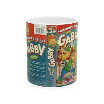 FIREHOUSE FOLLIES STARRING GABBY (VHS COVER) - White Coffee Mug 11oz - Go Mug Yourself