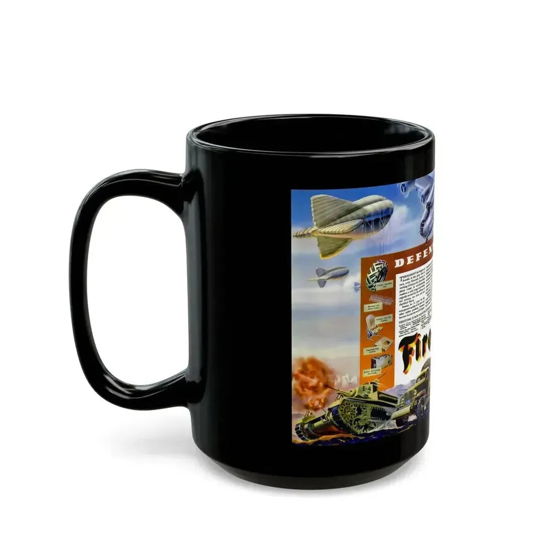 Firestone, 1941 - Black Coffee Mug - Go Mug Yourself