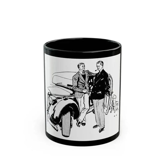 Firestone advertisement, 1948 - Black Coffee Mug 11oz - Go Mug Yourself
