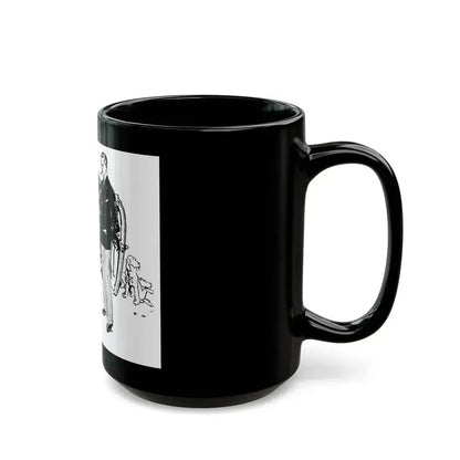 Firestone advertisement, 1948 - Black Coffee Mug - Go Mug Yourself