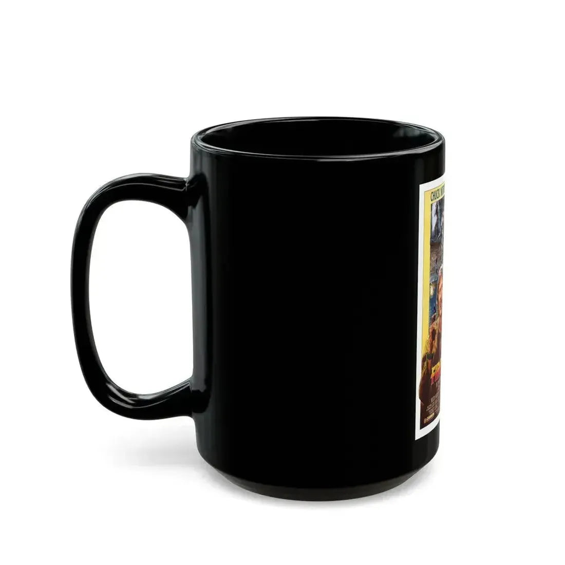 FIREWALKER 1986 Movie Poster - Black Coffee Mug - Go Mug Yourself
